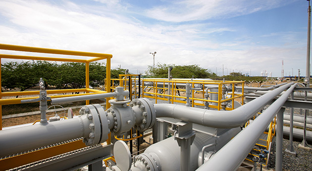 En Campo Ballena (foto) y en Chuchupa, un enorme descubrimiento marcó un hito importante en la industria del gas natural en Colombia.