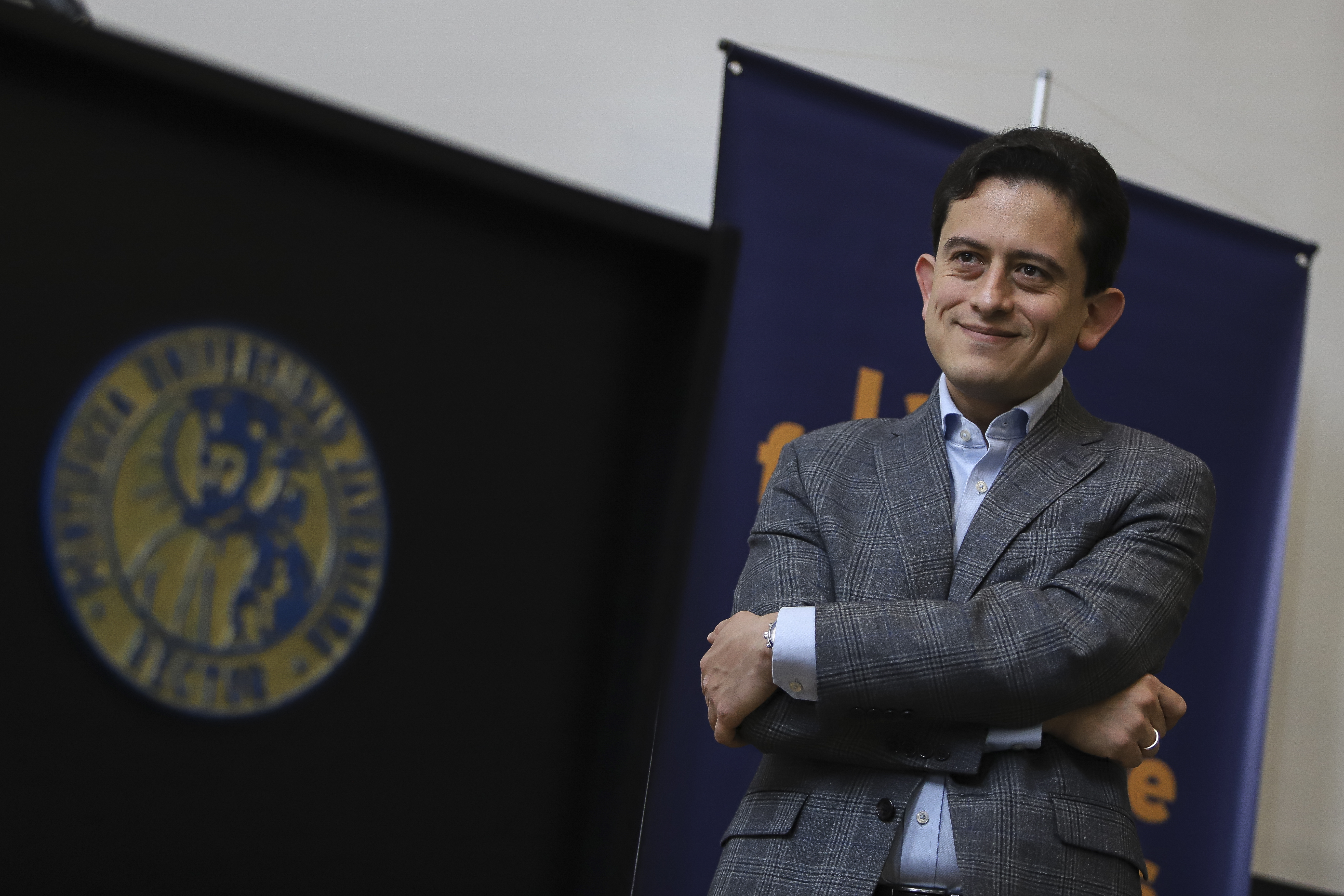 LUIS CARLOS REYESDIRECTOR DE LA DIAN FOTO: ESTEBAN VEGA LA-ROTTA