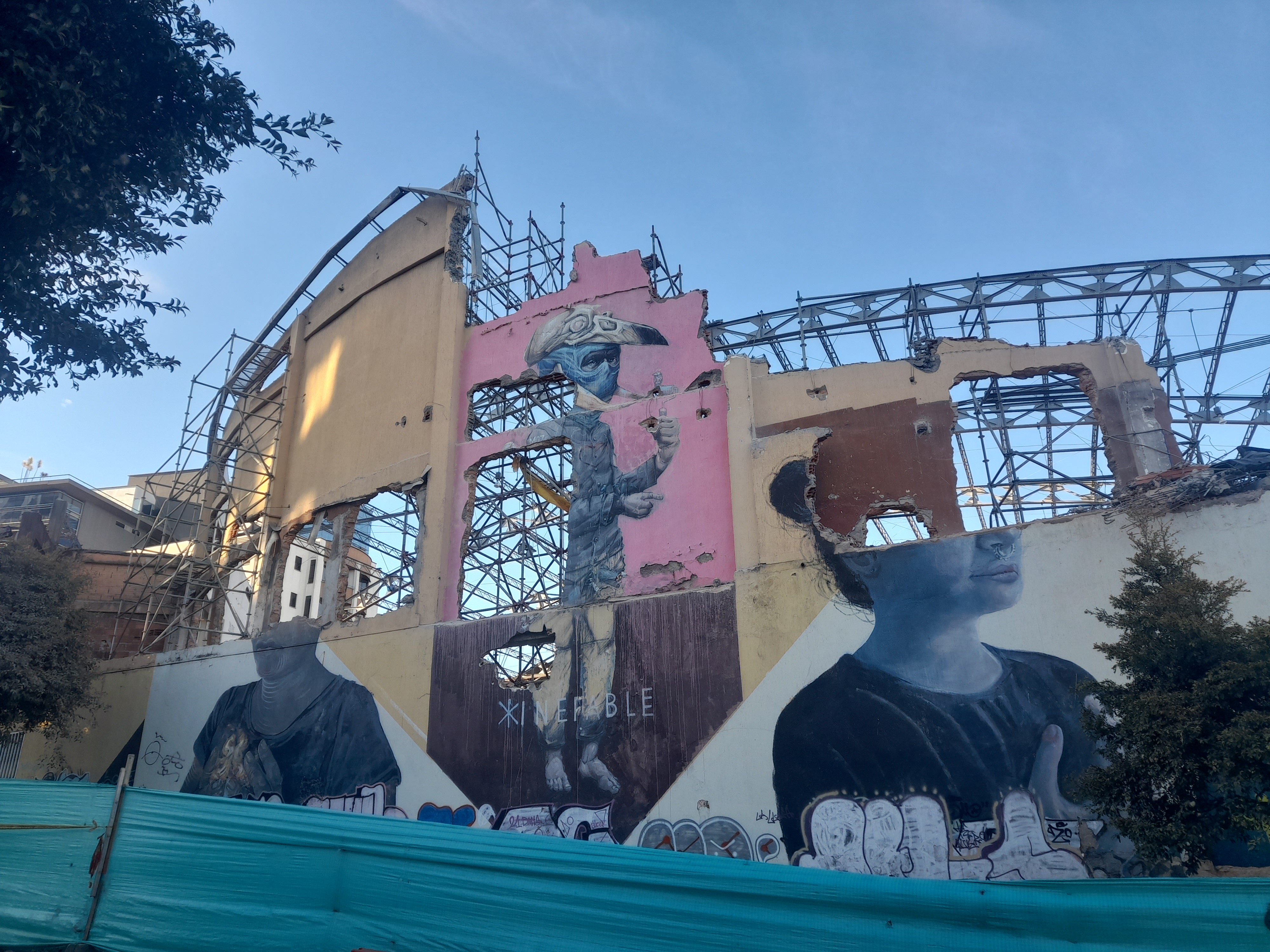 Así se encuentra el coliseo mayor Jorge Arango Uribe de Manizales