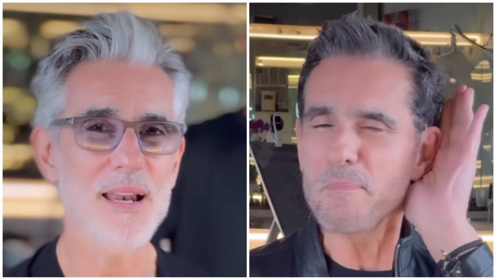 Miguel Varoni con su más reciente cambio de look.