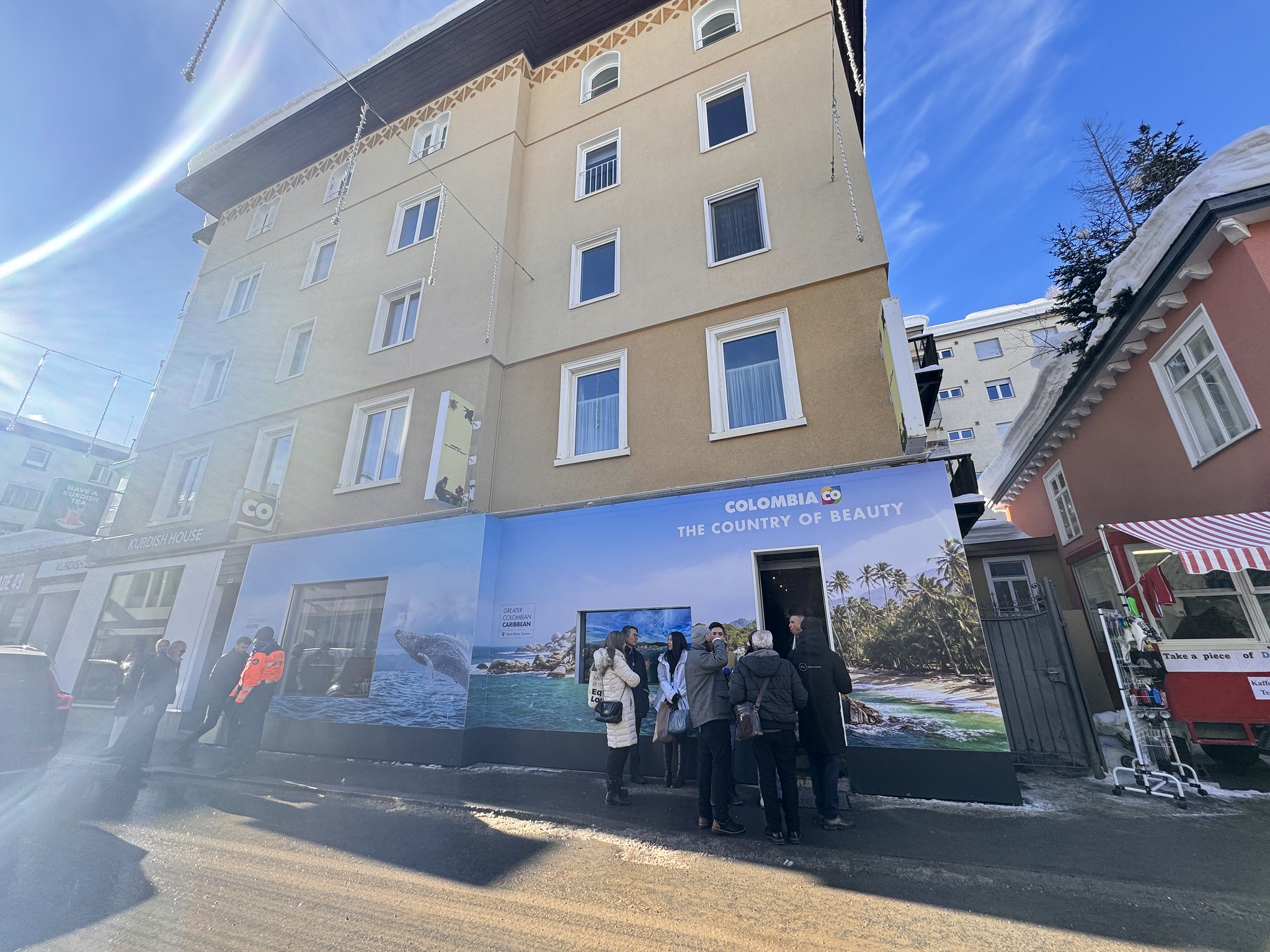 Inauguración de la 'Casa Colombia' en Davos