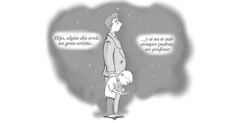 caricatura de educación 