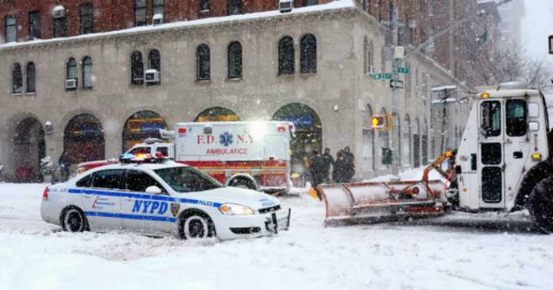 Tormenta Paraliza Nueva York Todas Las Calles Estan Cerradas