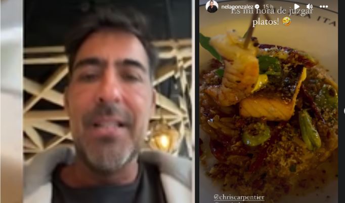 Nela se atrevió a juzgar el nuevo palto de Chris Carpentier