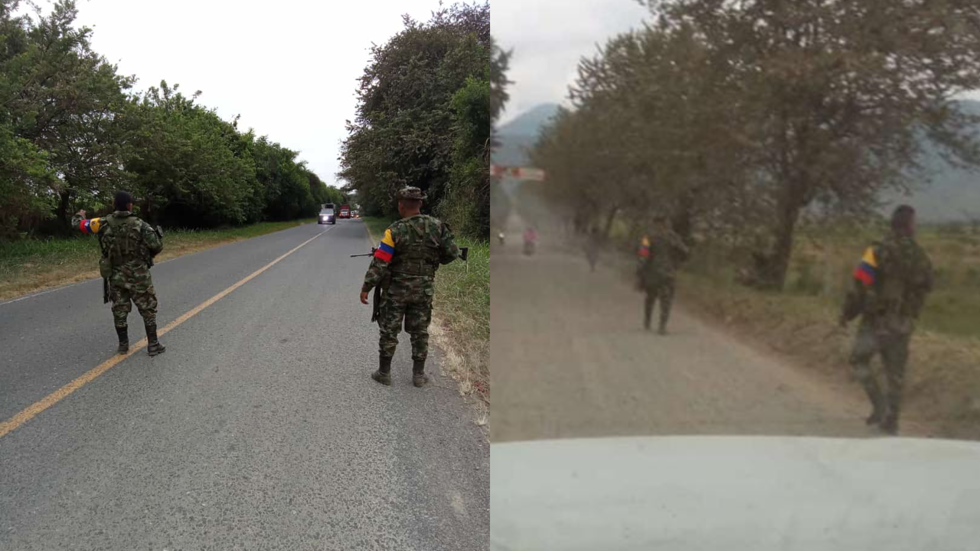 Disidencias de las Farc instalan retén ilegal en Cauca.