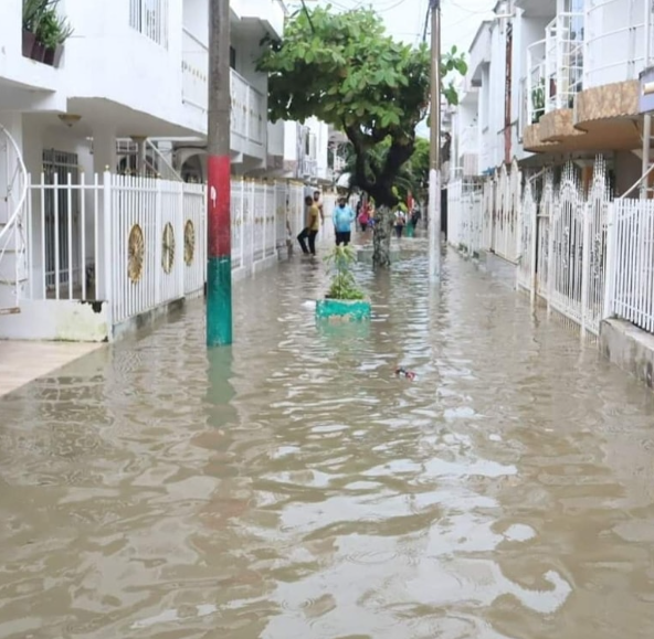 Varias viviendas sufrieron daños estructurales.