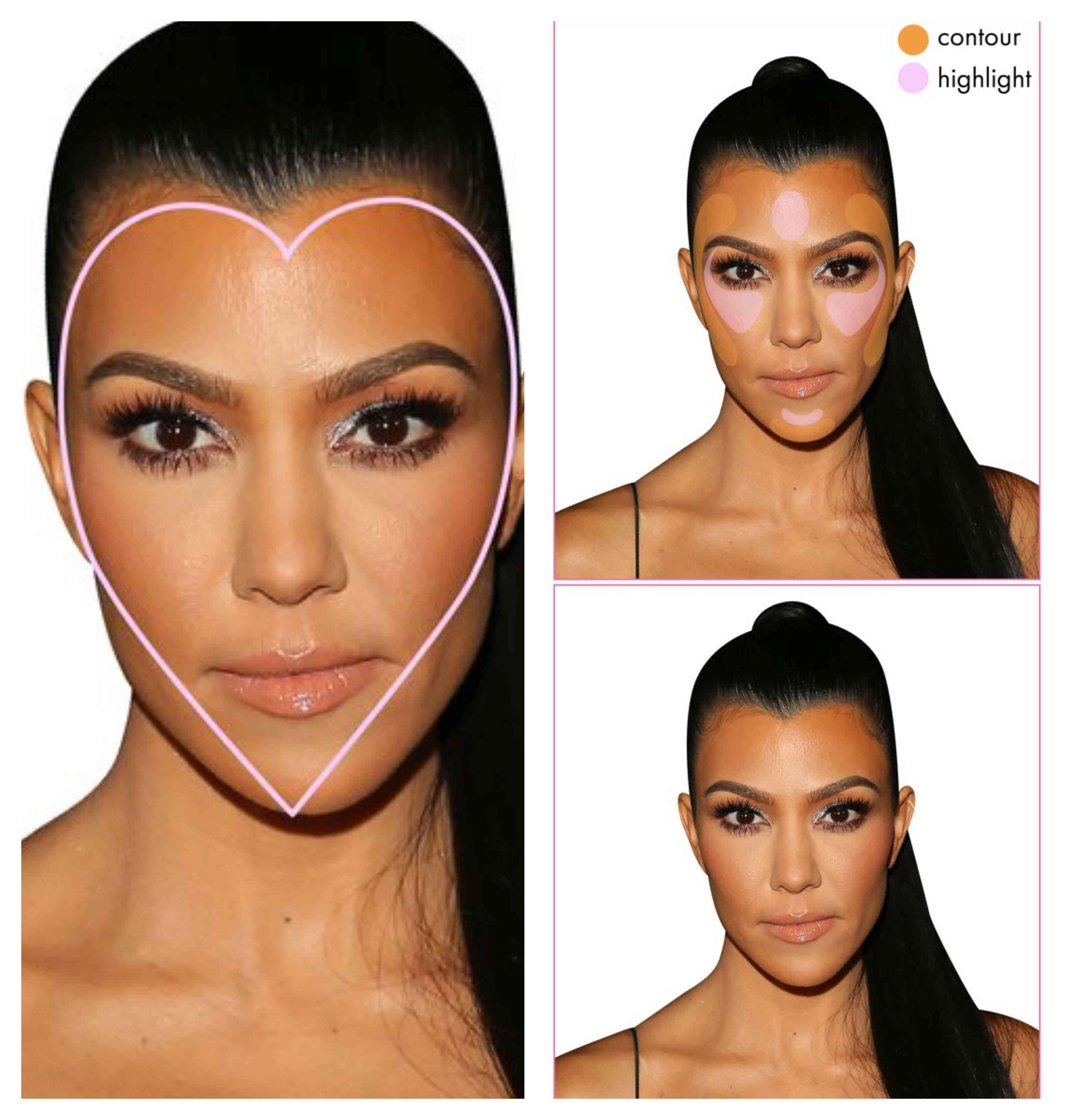 El contour y highlight ideal según la forma de tu cara