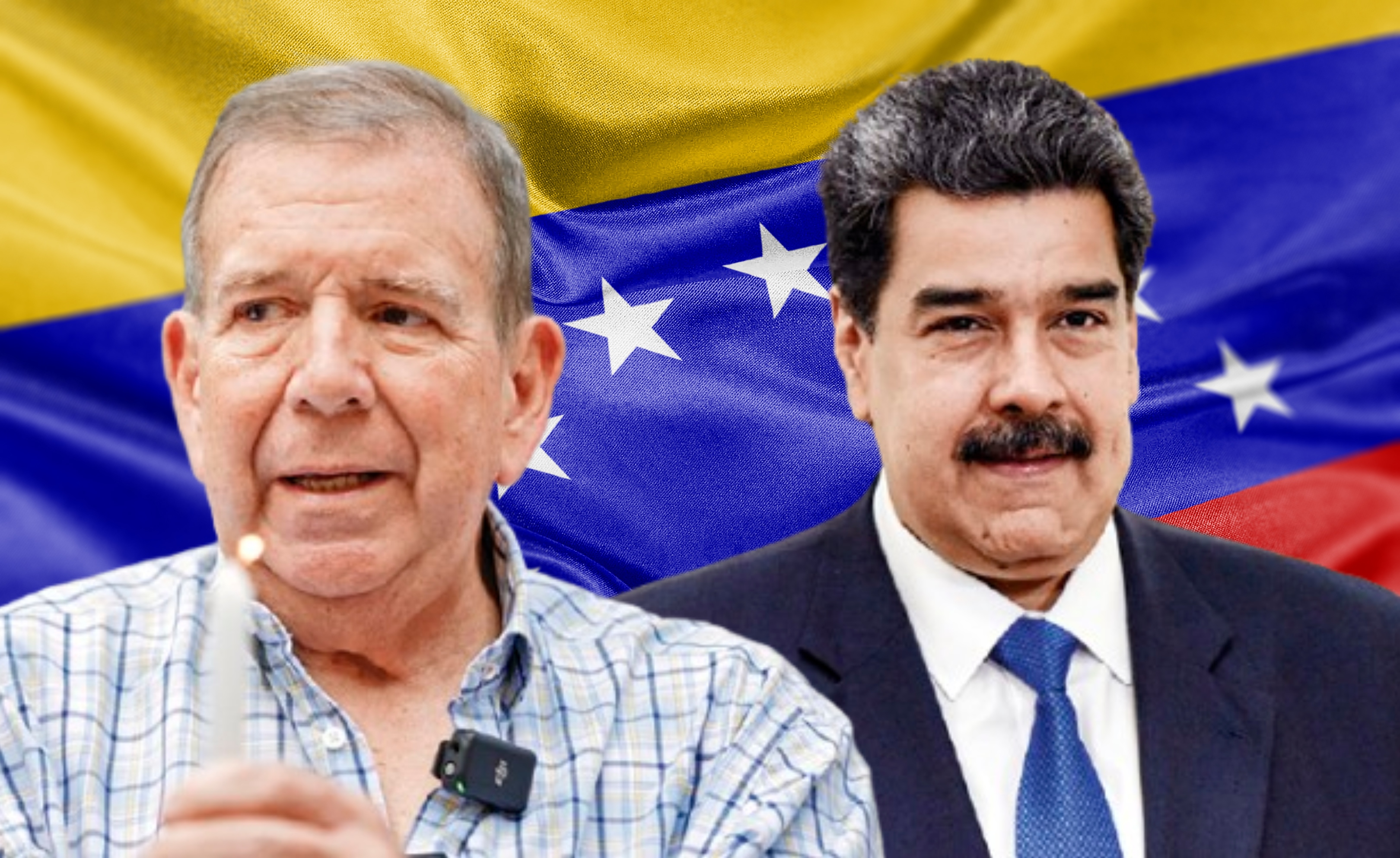 Edmundo González y Nicolás Maduro