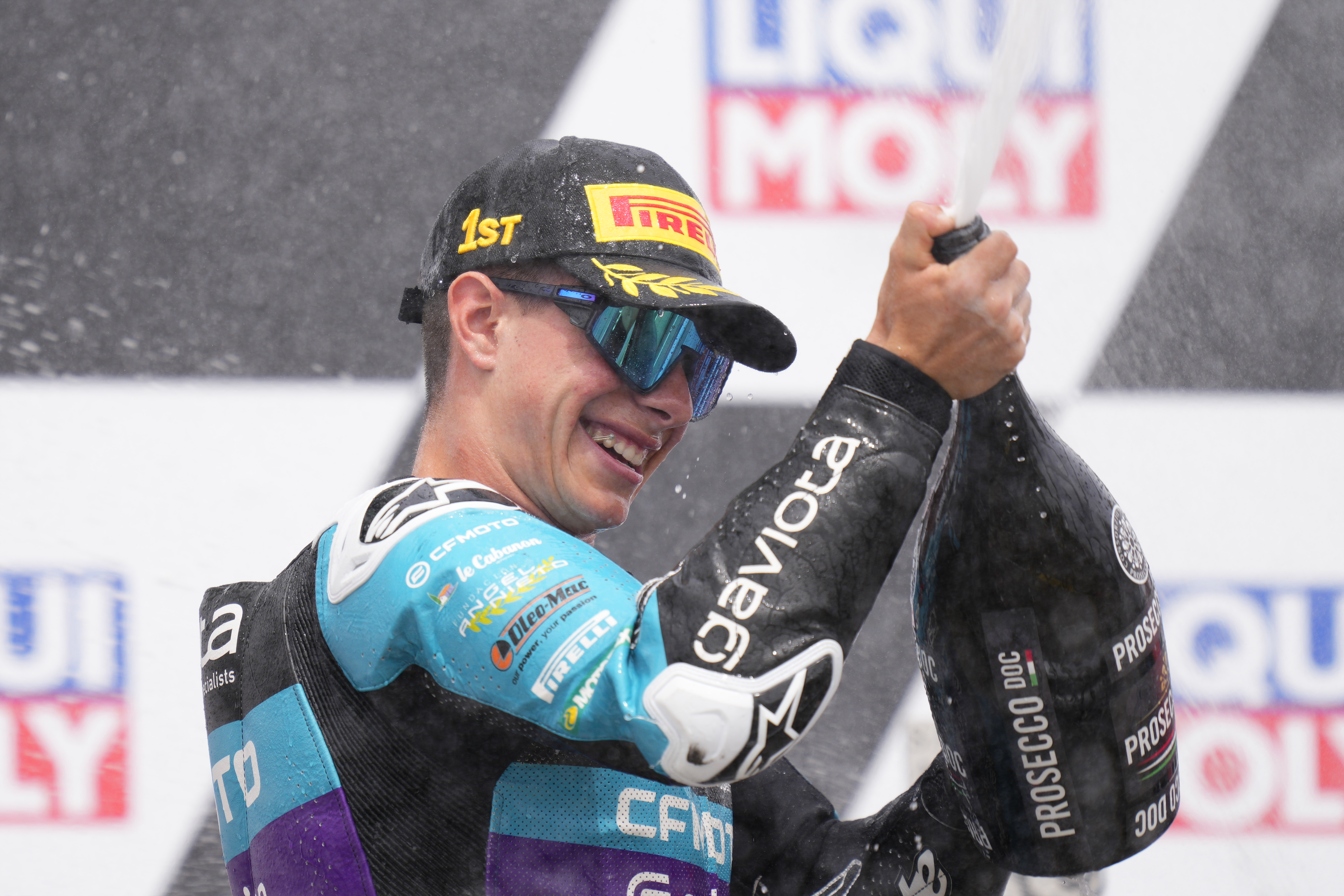 David Alonso, campeón mundial de Moto3