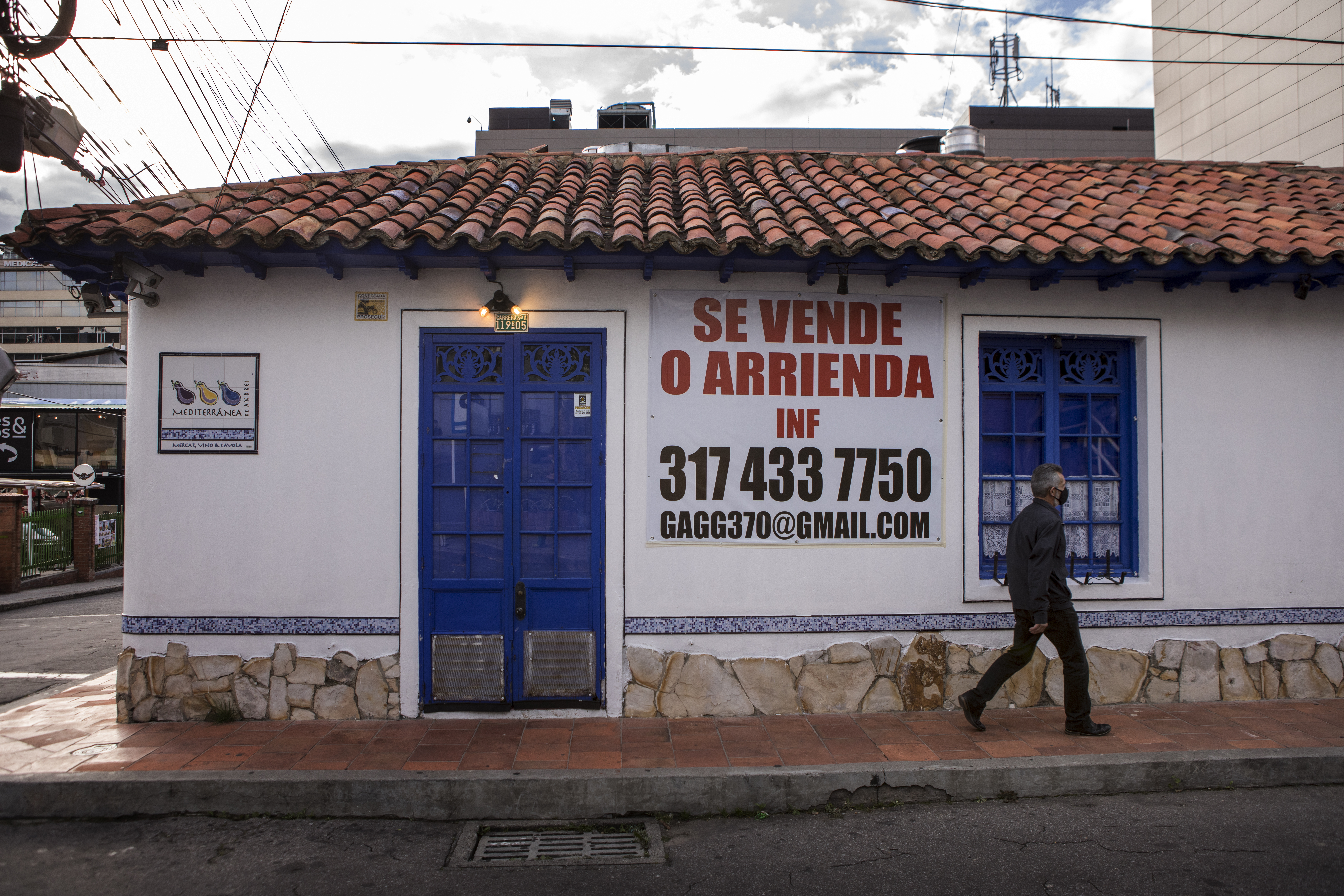 Usaquén. Locales vacíos, locales en arriendo.Bogotá Septiembre 22 de 2020.Foto: Juan Carlos Sierra-Revista Semana.