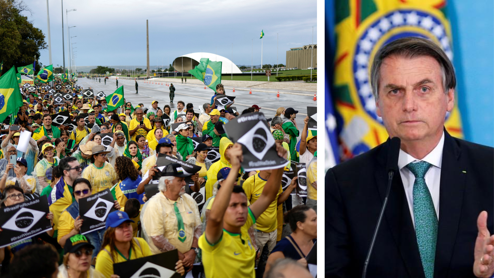 Los seguidores de Bolsonaro convocan nuevamente a manifestaciones