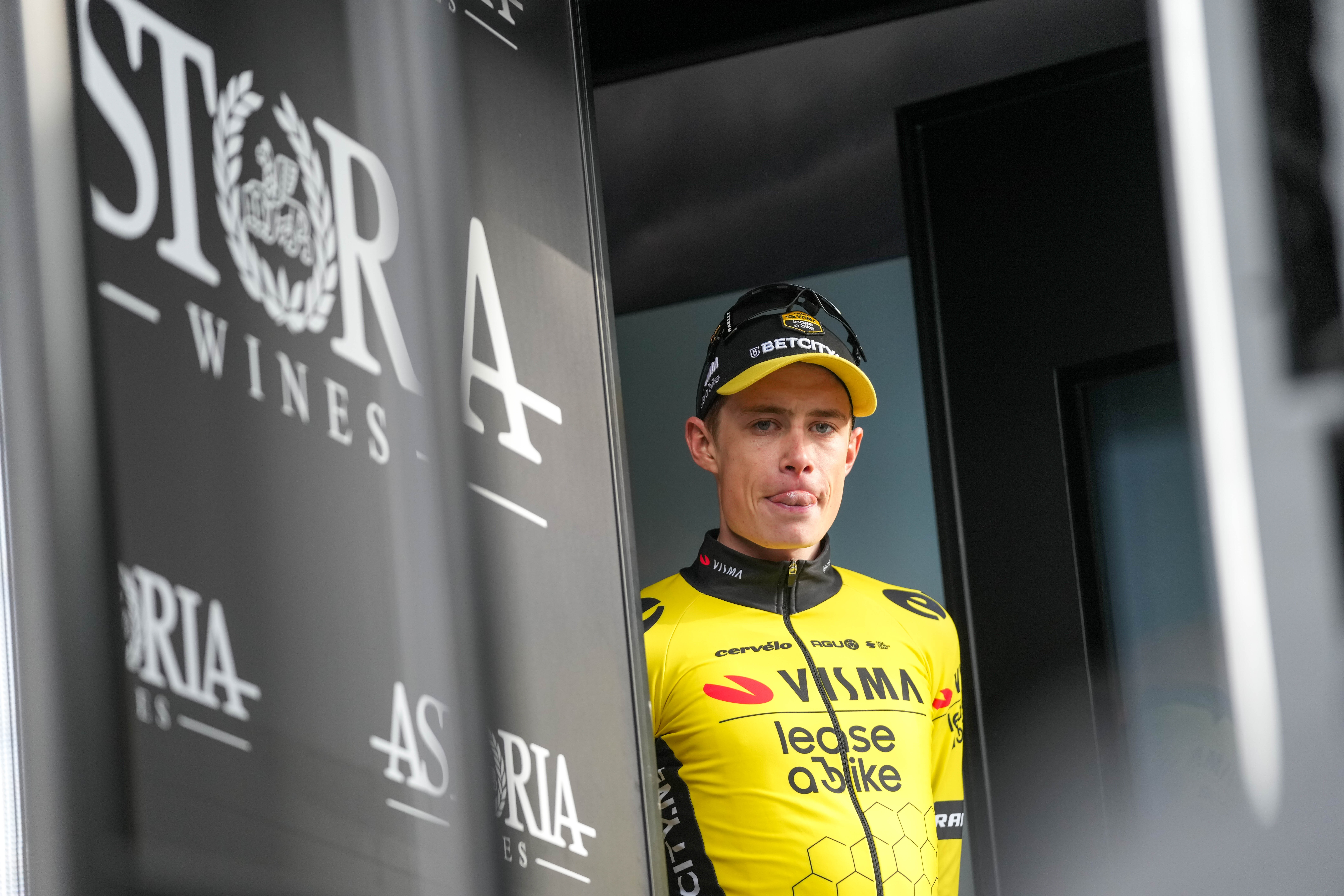 Jonas Vingegaard, líder del Visma-Lease a Bike