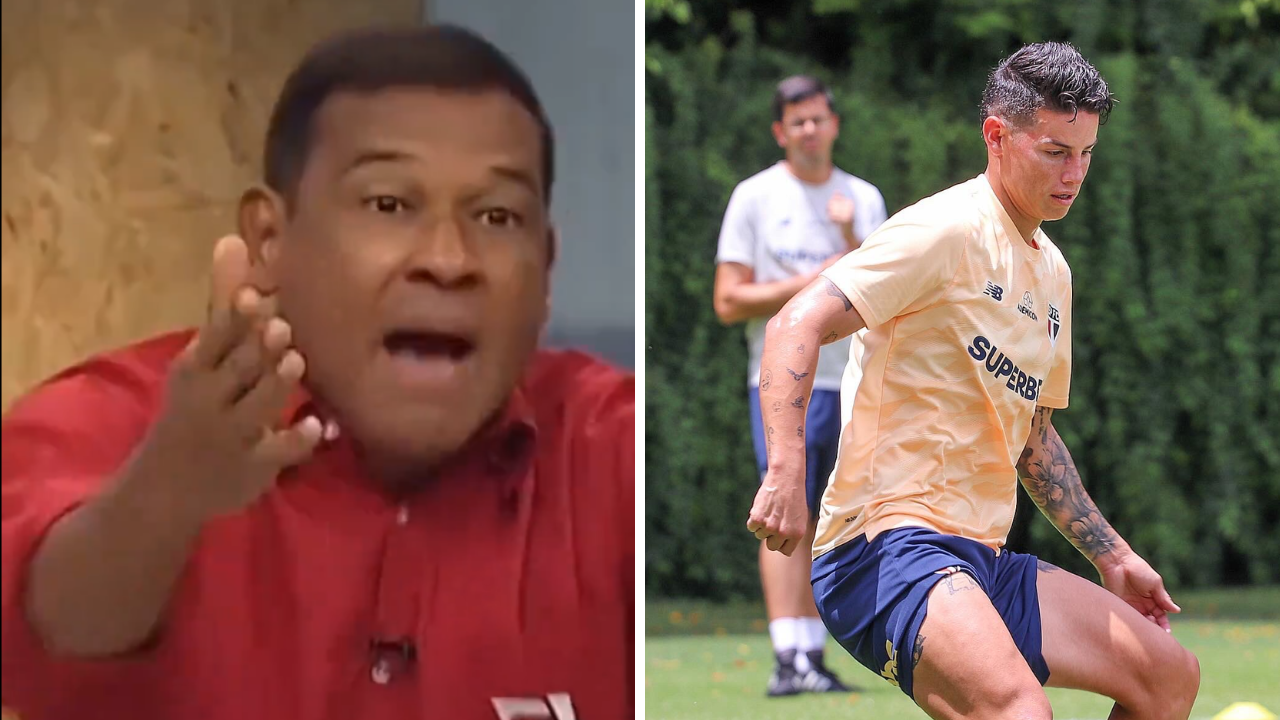 James Rodríguez recibió elogios de Müller en Sao Paulo