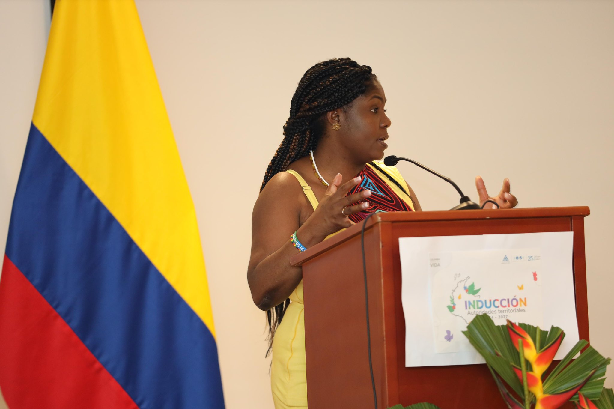 La vicepresidenta defendió con firmeza su ministerio.