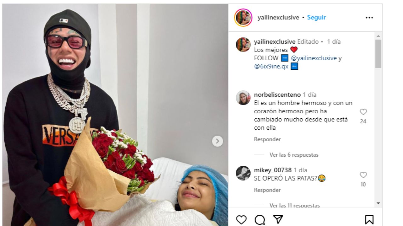 Con todas las de la ley: así fue la lujosa celebración, en el hospital, de  Yailin junto a Tekashi por su cumpleaños