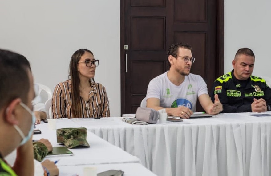 El alcalde de Jamundí lideró un consejo extraordinario de seguridad luego de que se conocieron las amenazas.