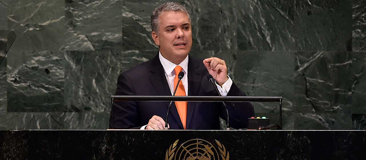 Presidente Duque inicia intensa agenda de trabajo en el 75° Periodo de Sesiones de la Asamblea de las Naciones Unidas