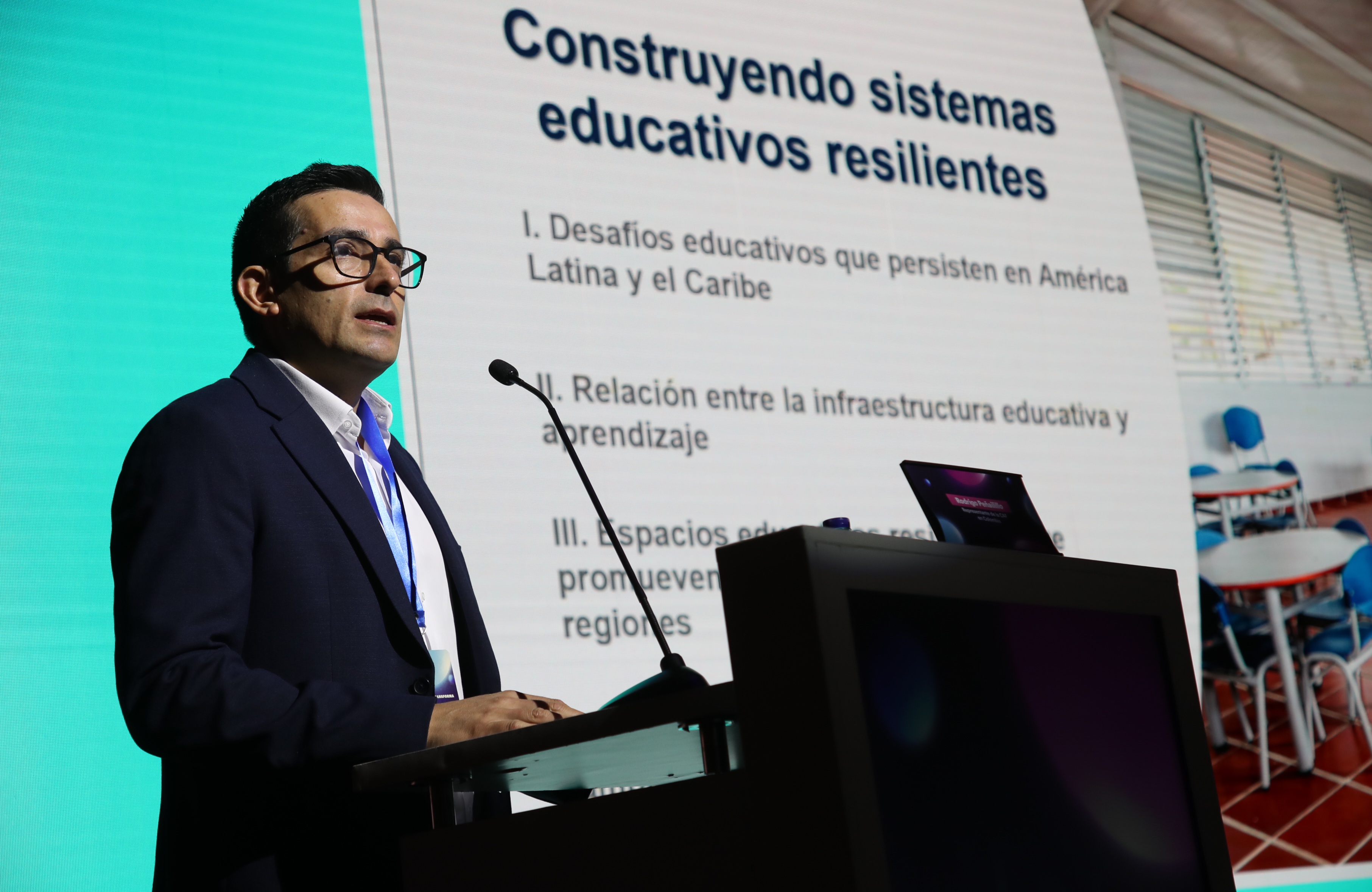 Rodrigo Peñailillo, representante de la CAF en Colombia. 
Cumbre Líderes por la Educación 2024’
25 y 26 de septiembre de 2024