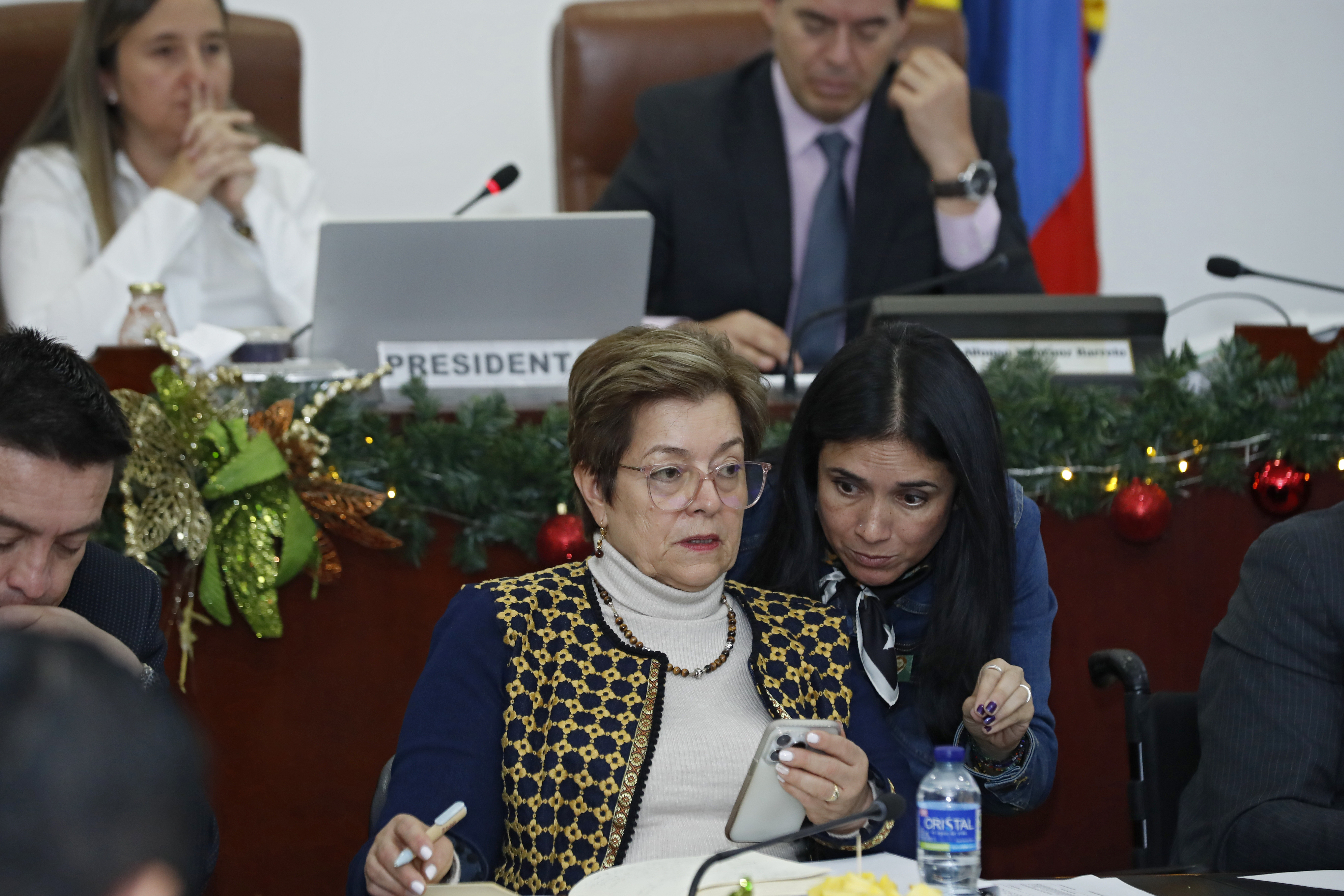 Ministra del Trabajo Gloria Inés RamírezReforma Laboral  primer debate en Comisión Séptima de la Cámara de RepresentantesBogota diciembre 14 del 2023Foto Guillermo Torres Reina / Semana