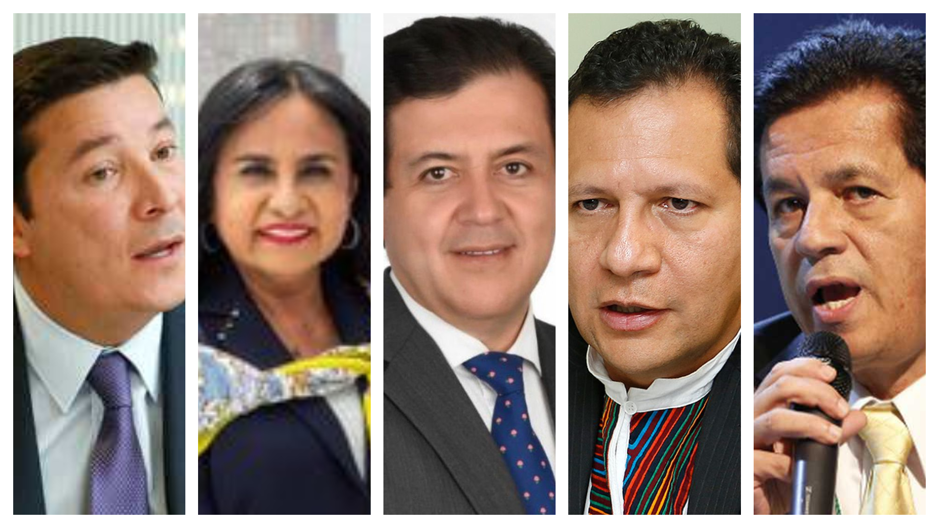 Candidatos a próximo registrador nacional.