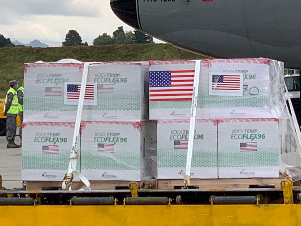 El viernes 1 de julio arribó el lote de 2.5 millones de vacunas de Johnson&Johnson donadas por Estados Unidos