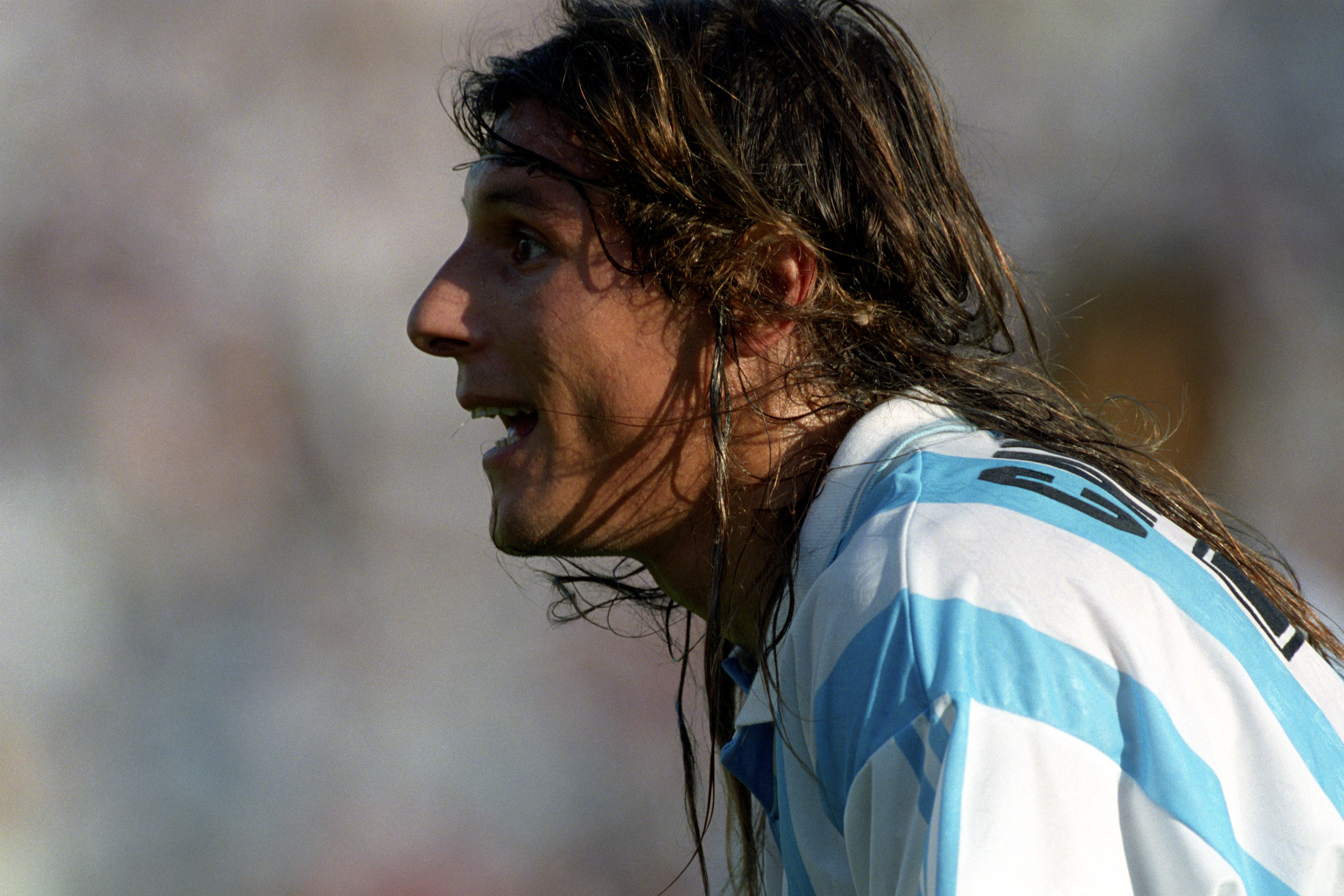 Caniggia participó con Argentina en los mundiales de 1990, 1994 y 2002