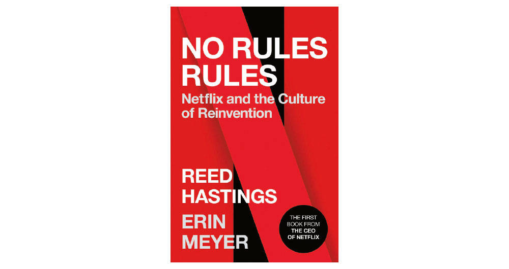 Libro escrito por Reed Hastings y Erin Meyer, No rules rules.