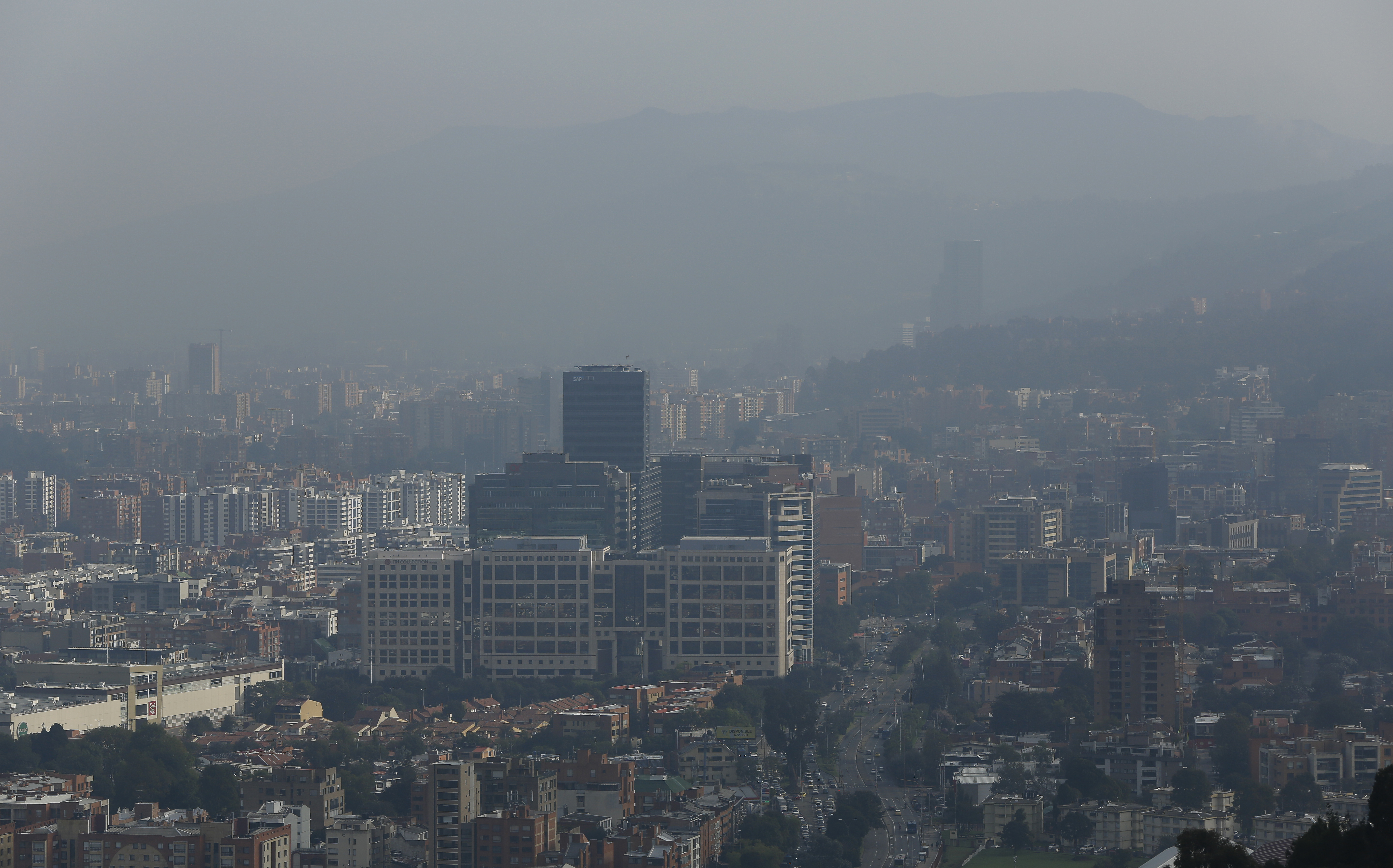 Contaminación en el aire de Bogotá