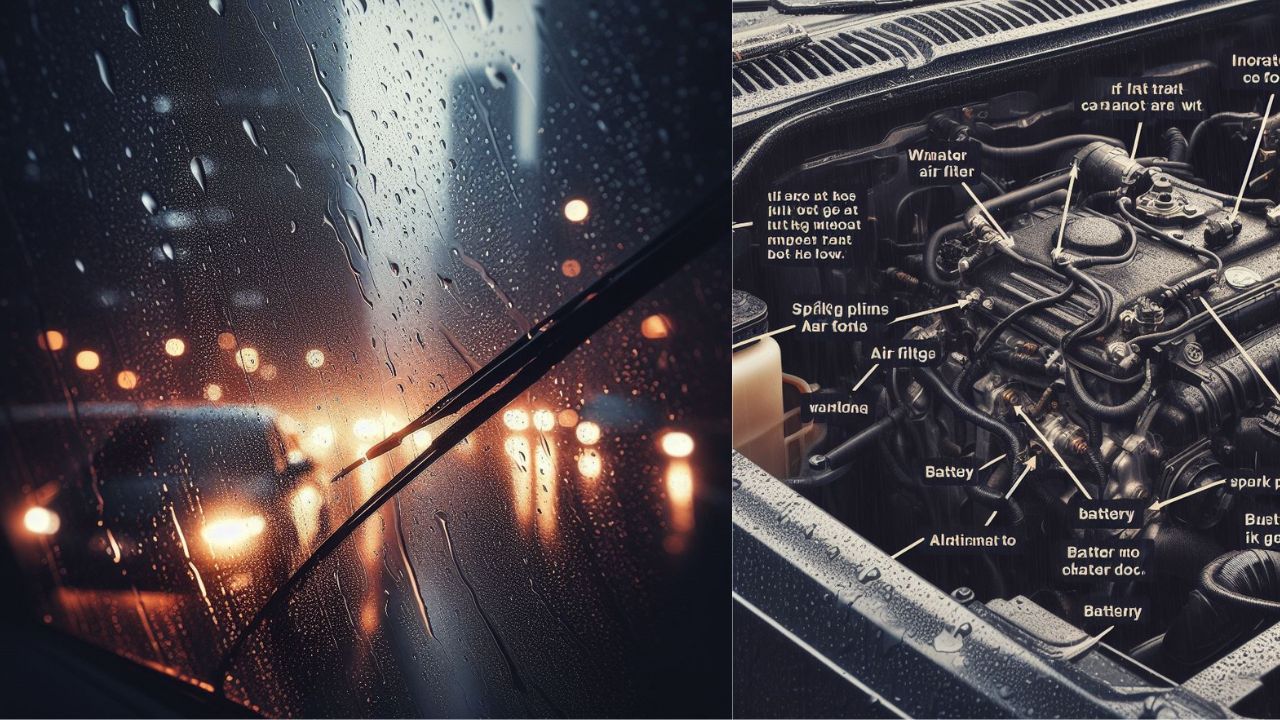 Las partes de un motor de un carro que no se pueden mojar