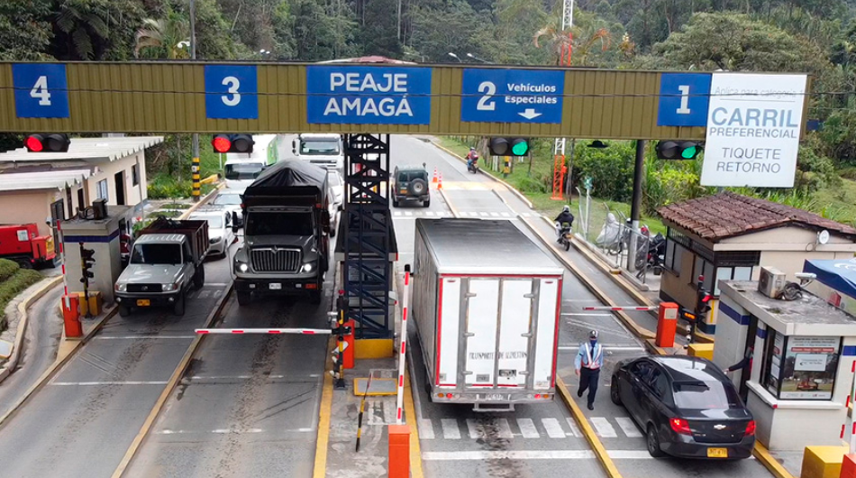 Peaje de Amagá, Antioquia.
