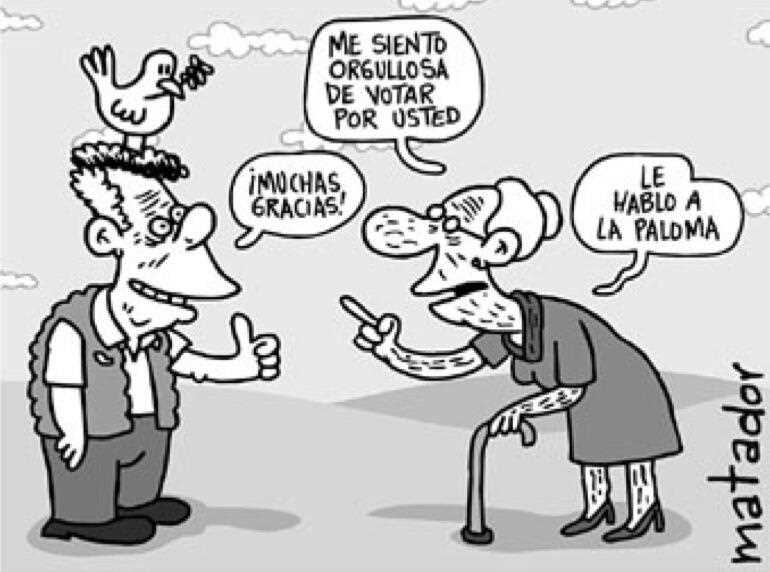 El caricaturista Matador apoya el Sí al plebiscito por la paz en Colombia