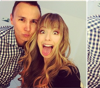 Claudia Bahamón y Mauricio Leal. Foto tomada de Instagram @claudiabahamon