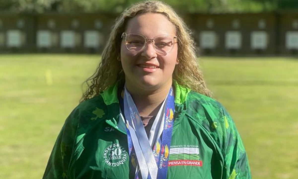 Juana Rueda Vargas, deportista colombiana en tiro.