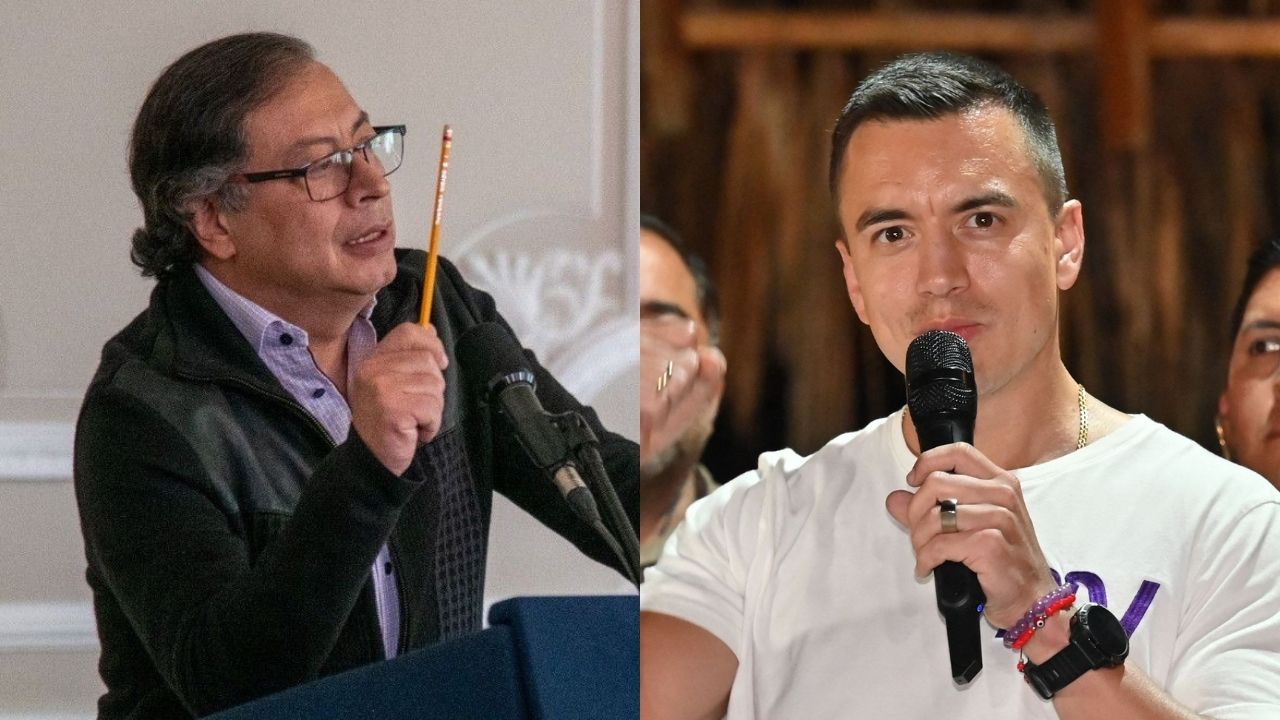 Presidente Petro felicita a Daniel Noboa por su elección como presidente de Ecuador.
