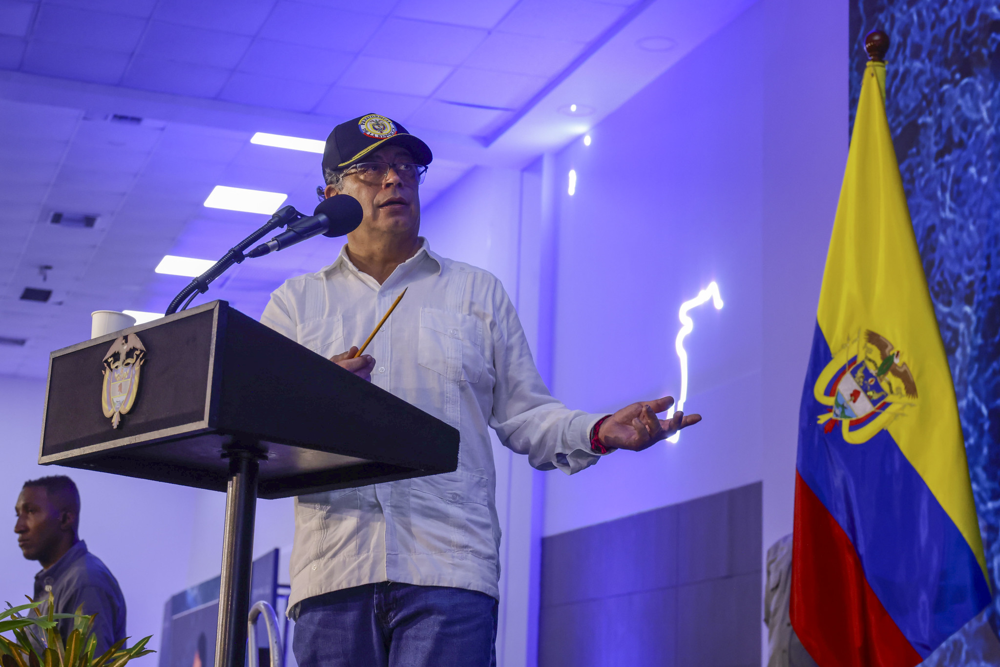 El presidente Gustavo Petro dio dos discursos en San Andrés en los que habló de decenas de temas sin proponer soluciones para la isla.