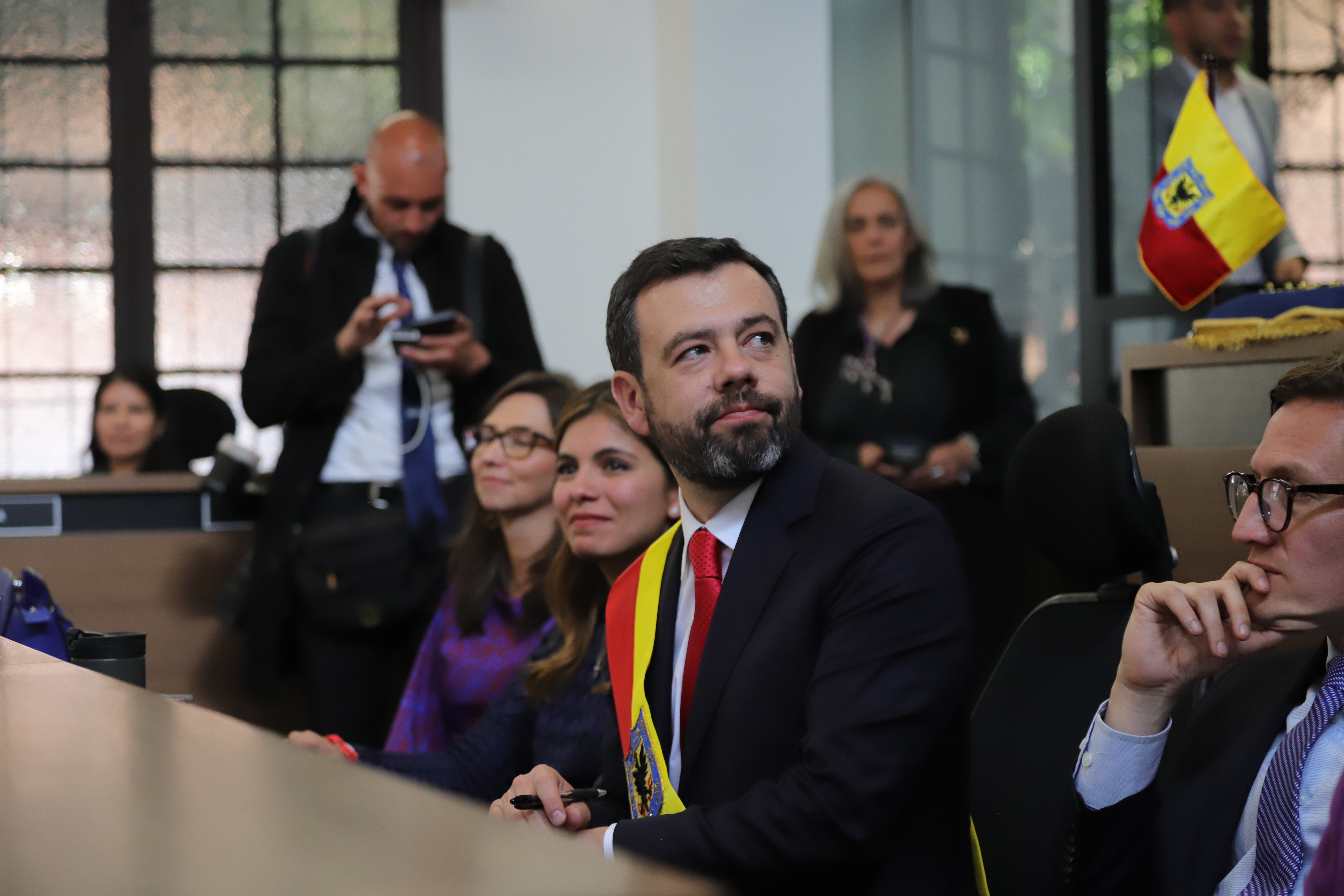 Instalación Concejo de Bogotá por el Alcalde Electo Carlos Fernando Galán