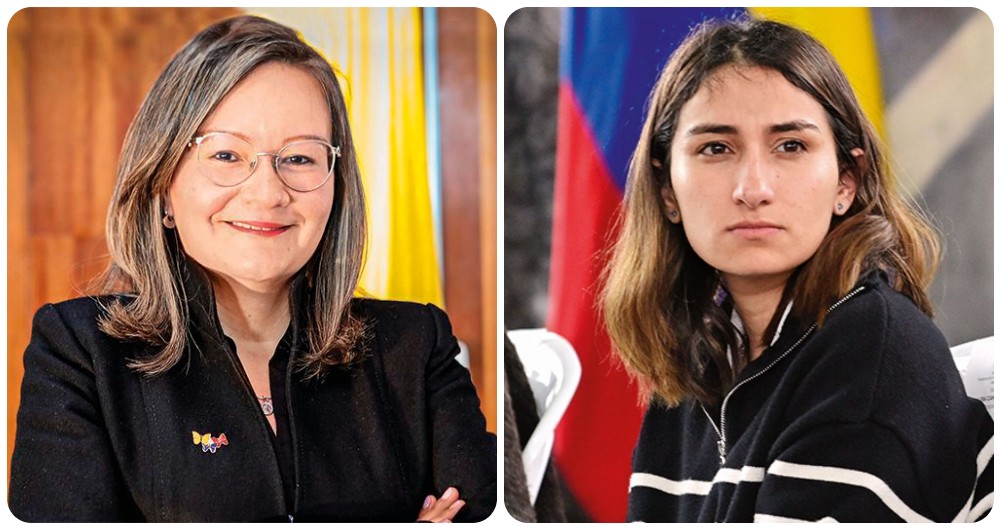 Cielo Rusinque y Laura Sarabia.