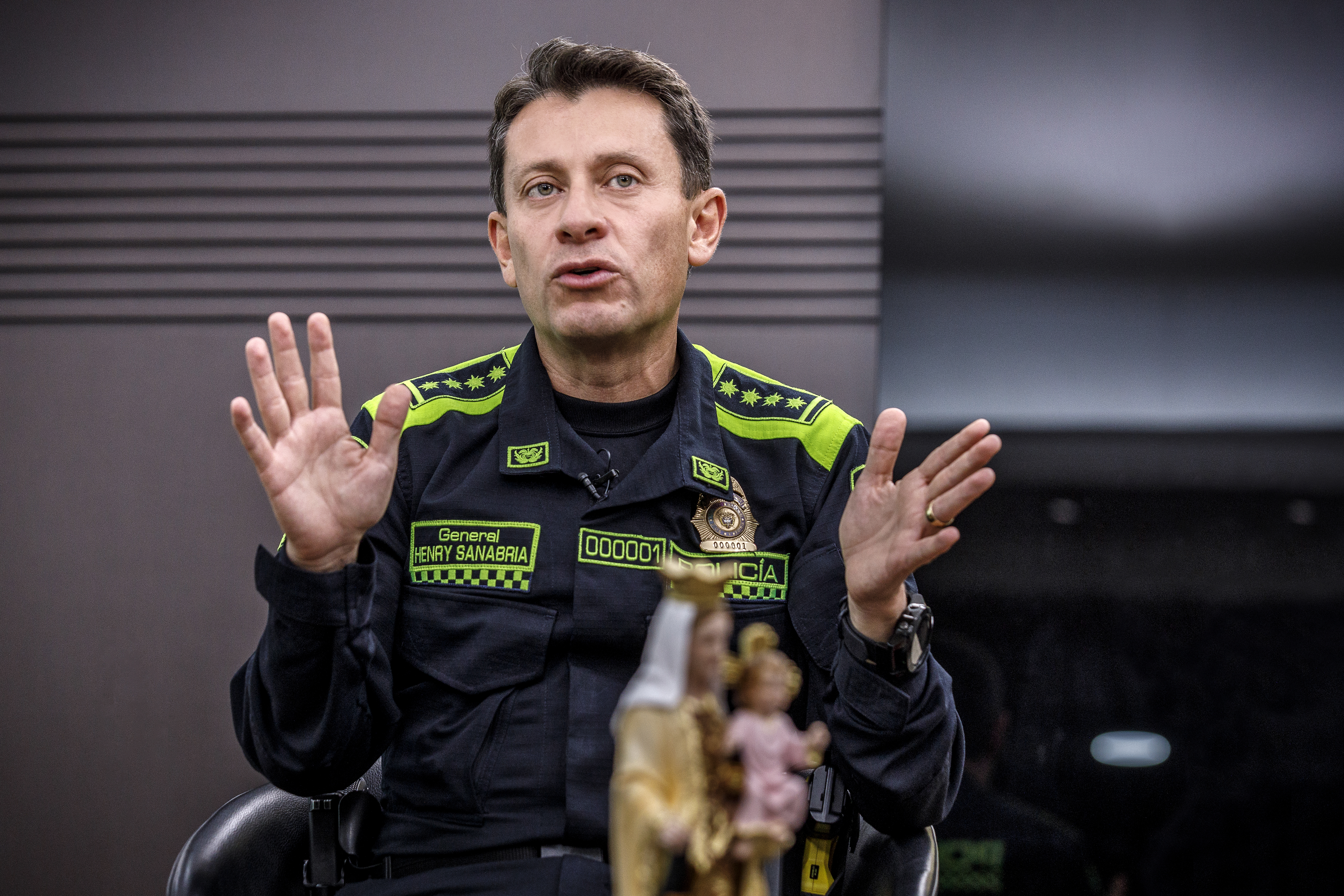 General Henry Sanabria. Director General de la Policía Nacional.
Bogotá Marzo 21 de 2023.
Foto: Juan Carlos Sierra-Revista Semana.