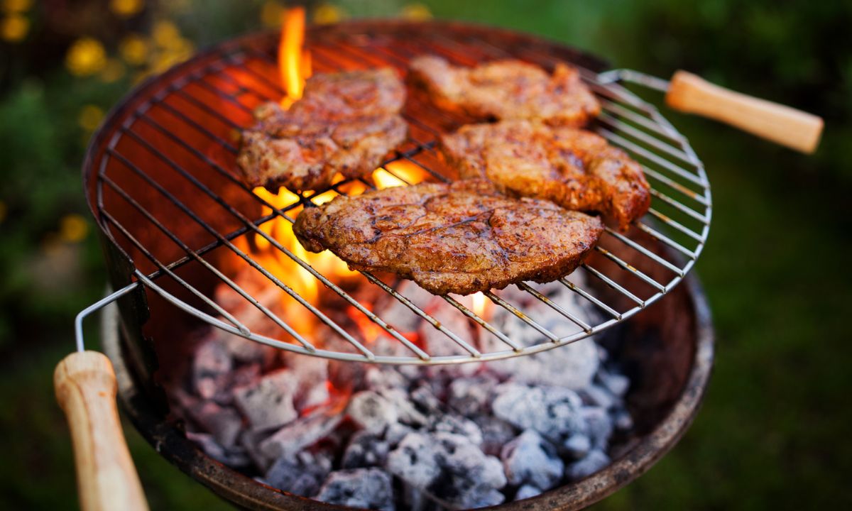 Carbón para un asado.