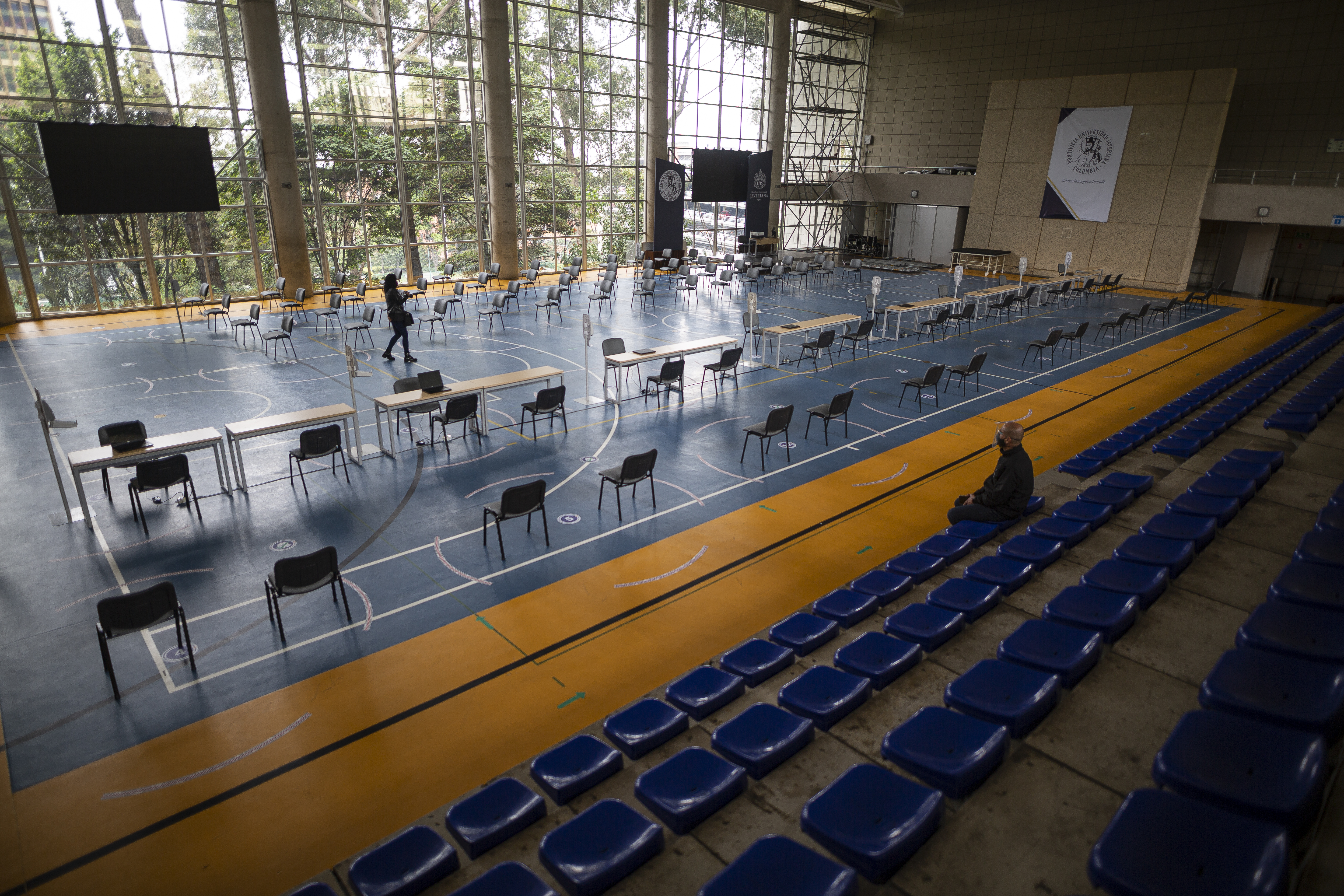 LA UNIVERSIDAD JAVERIANA DISPONE DE UN PUNTO DE VACUNACION PARA COMBATIR EL COVID 19 CORONAVIRUSFOTO: ESTEBAN VEGA LA-ROTTAREVISTA SEMANA08 DE FEBRERO 2021