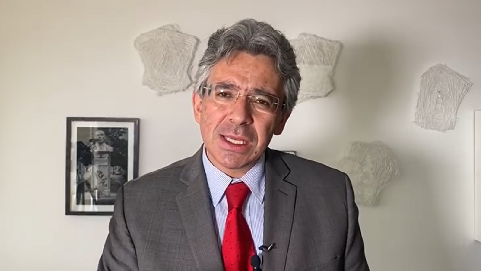 Enrique Gómez Candidato presidencial del Movimiento Salvación Nacional Foto: Prensa Enrique Gómez