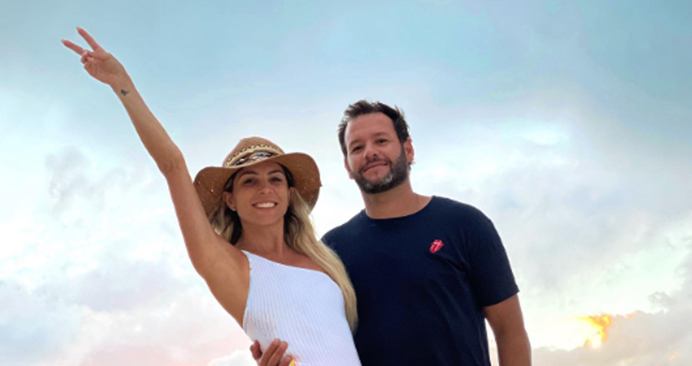 Mabel Cartagena - Sebastián Decoud - Foto tomada Instagram @flakycartagena