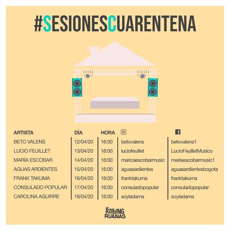 Sesiones en Cuarentena