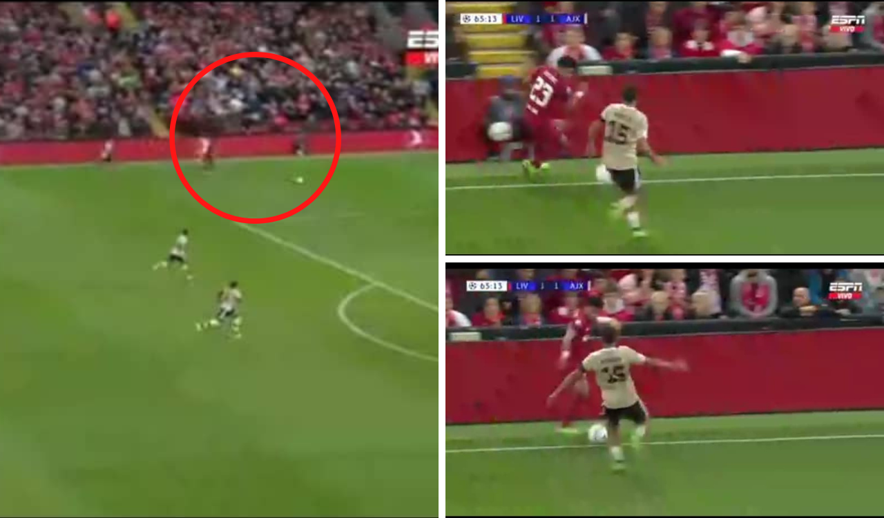 Luis Díaz disputó 90 minutos en el juego de UCL ante Ajax.