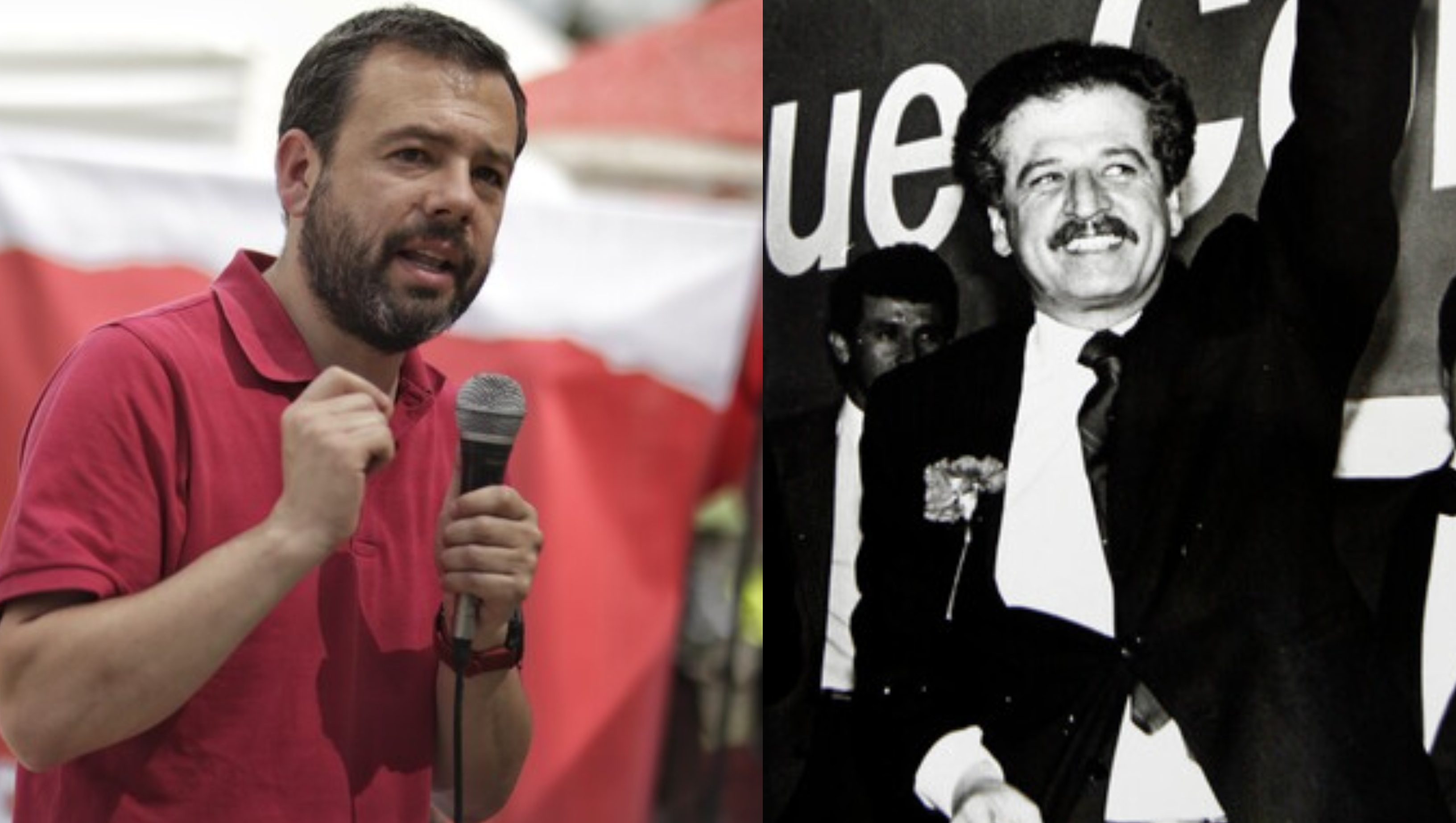 En la imagen: Carlos Fernando Galán y Luis Carlos Galán Sarmiento.