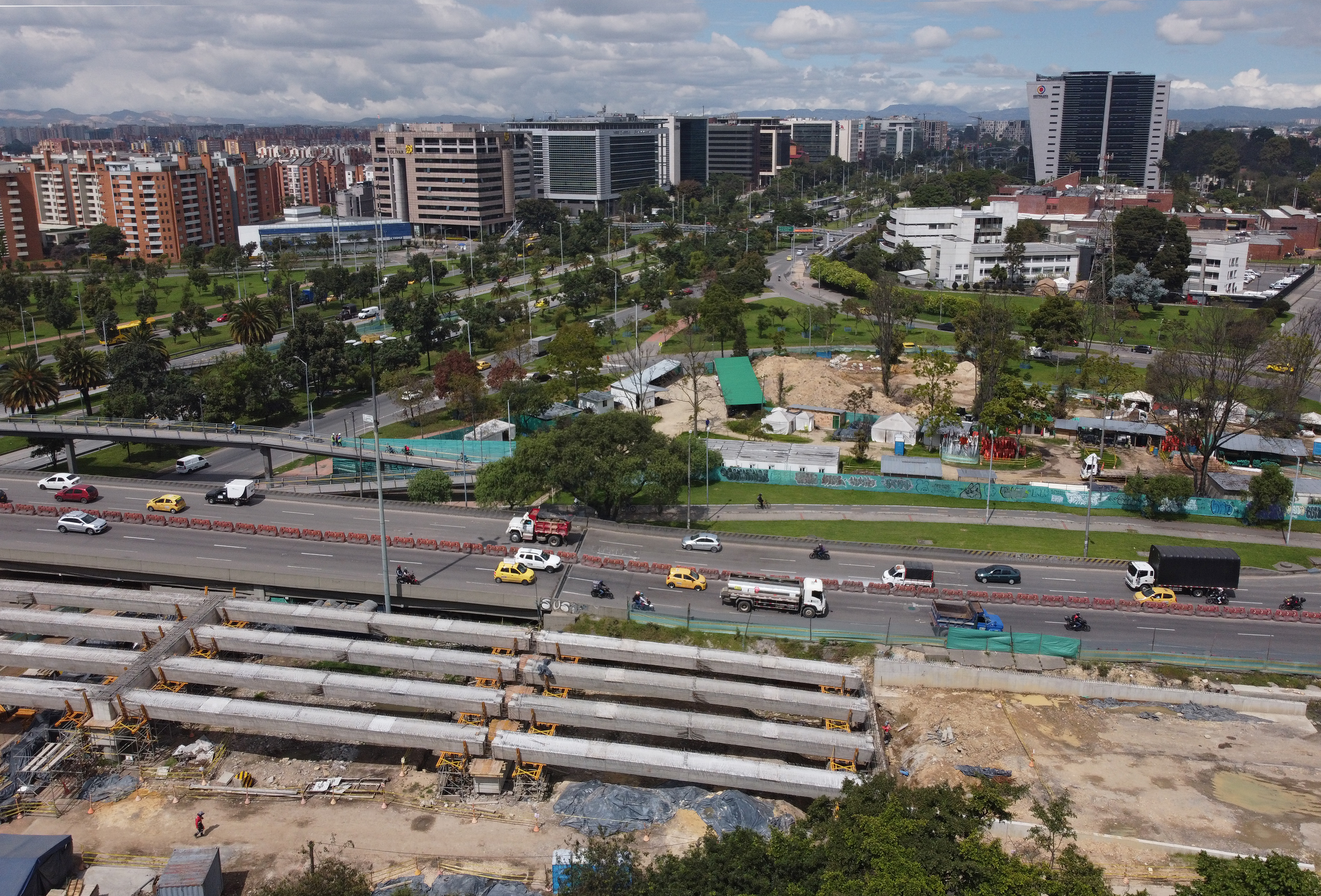 Obras transmilenio avenida 68 puente calle 26