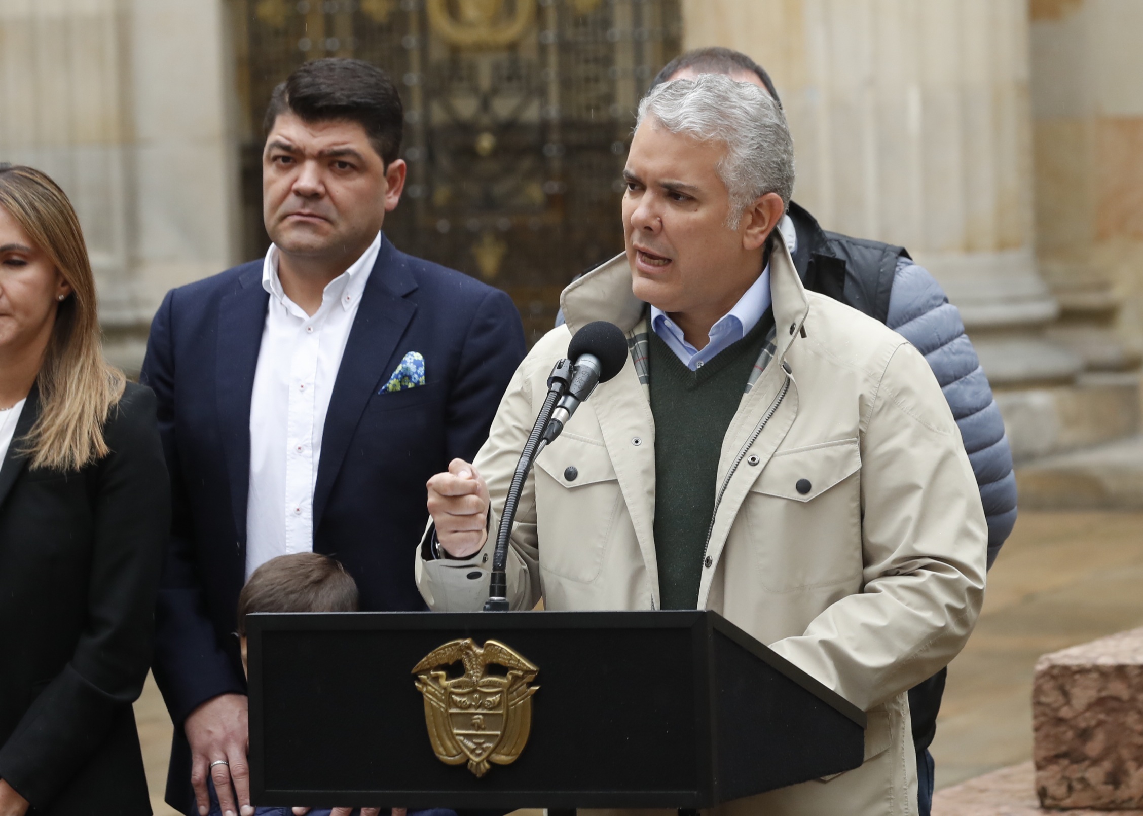 Presidente Iván Duque hace la apertura de las votaciones
