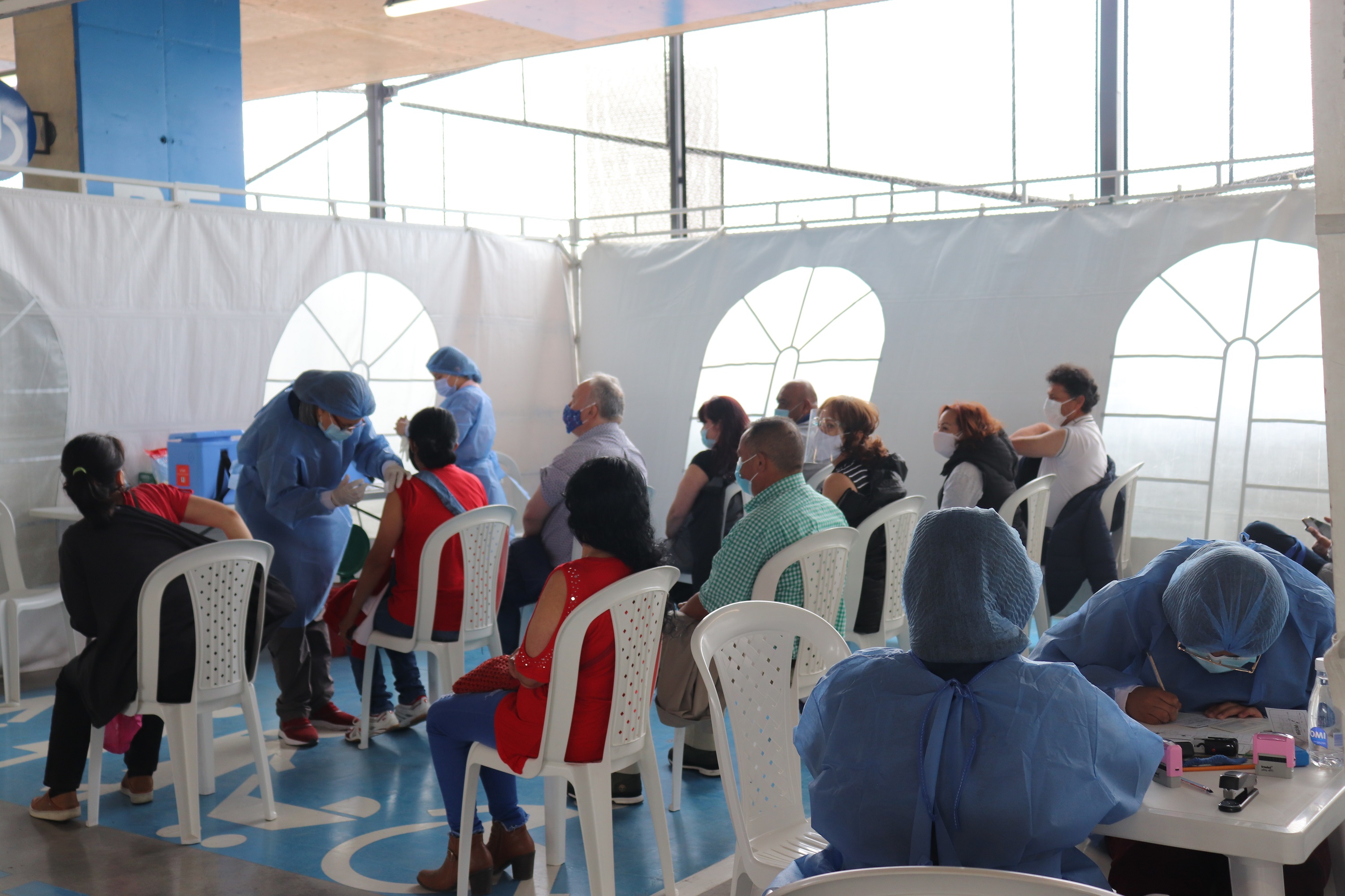 Vacunación en C.C. Plaza de las Américas