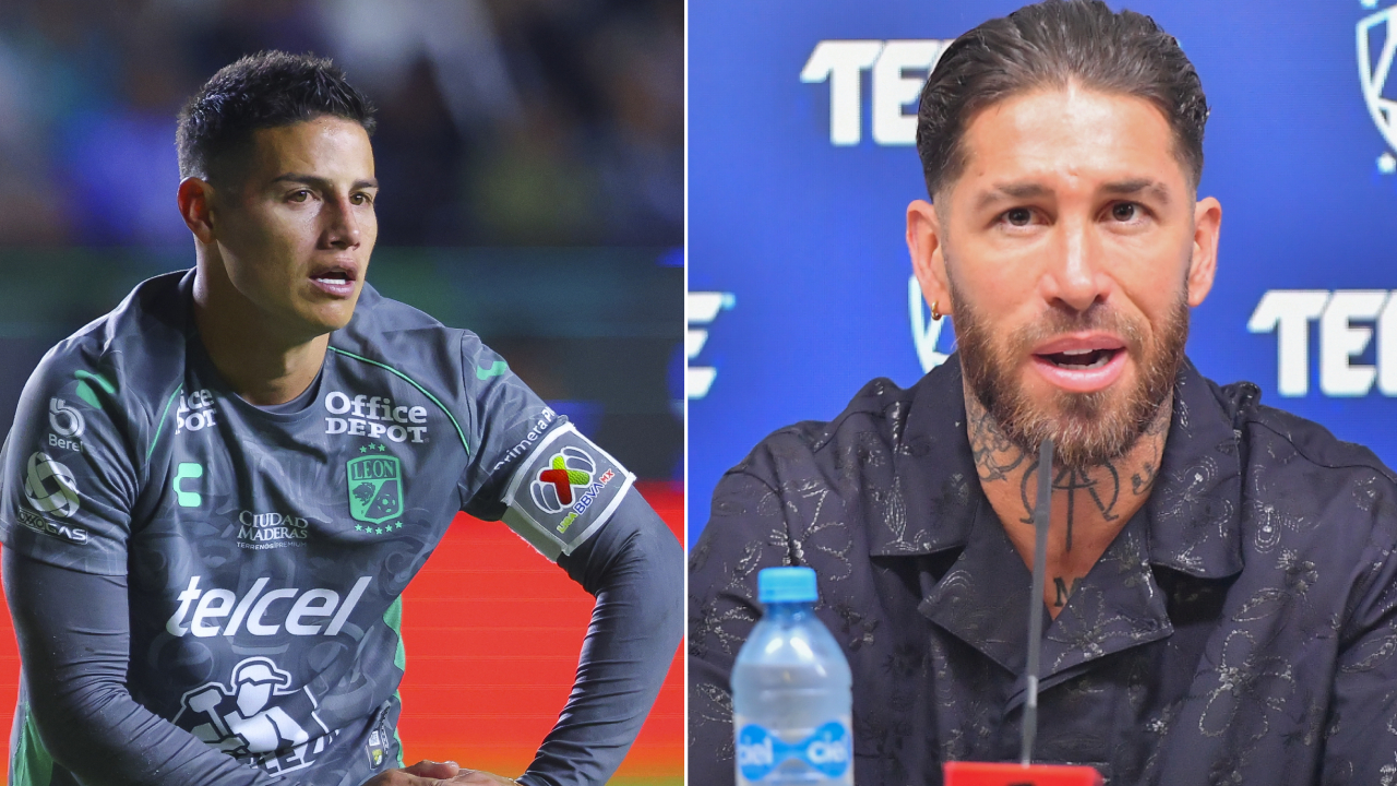 James Rodríguez se encontrará con su amigo Sergio Ramos en las canchas de México