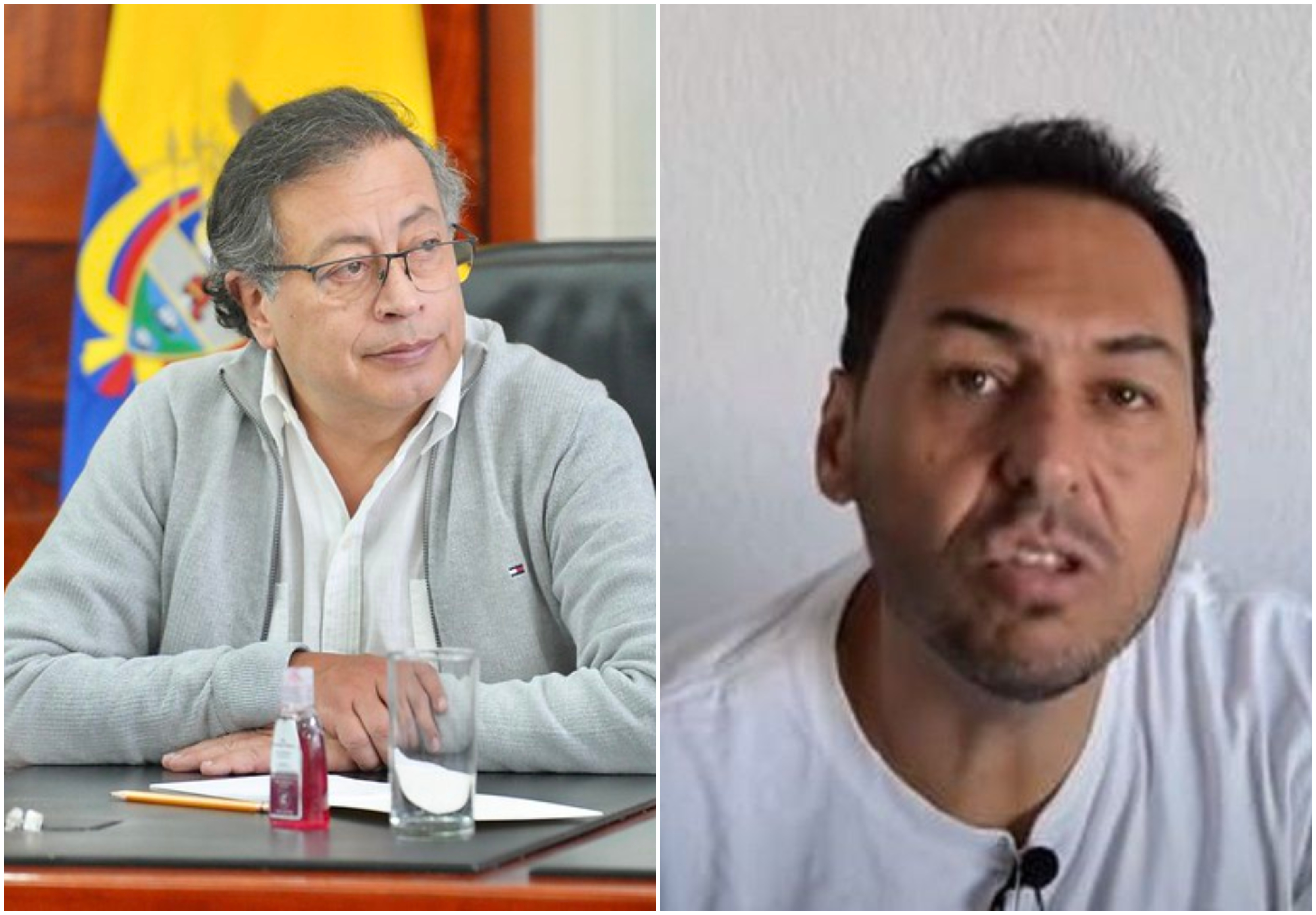 Gustavo Petro y Daniel Mendoza